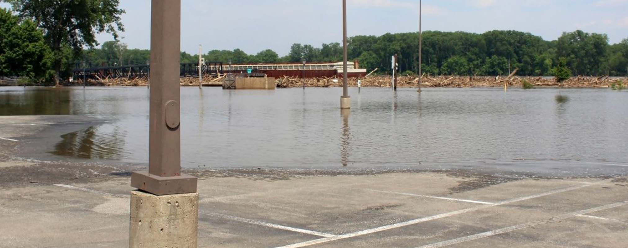 Flooded Parking Lot Remediation