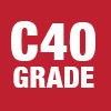 C40 grade concrete icon representing durable, high-strength mix used in heavy-duty construction and structural elements