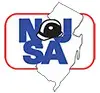NJSSA logo featuring New Jersey map and security camera graphic
