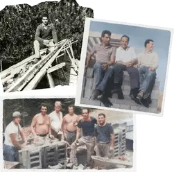 A nostalgic look at the hardworking generations of the T.G. Basile family, building a legacy in masonry and construction